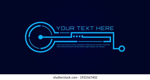Digital callouts titles. Futuristic sci fi frame template design isolated. Vector illustration