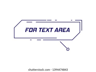 Digital callouts titles. Set of HUD futuristic sci fi frame template. Layout element for web, brochure, presentation or infographics.