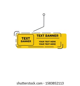 Digital callouts titles. Set of HUD futuristic sci-fi frame template. Layout element for web, brochure, presentation or infographic. Beautiful banner.