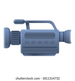 Digitales Camcorder-Symbol. Cartoon der digitalen Camcorder Vektorsymbol für Webdesign einzeln auf weißem Hintergrund