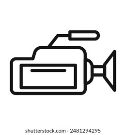 Digital Camcorder Icon for High-Quality Filming