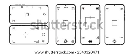 Digital camera app with easy-to-use interface, featuring customizable zoom, focus, and timer settings, ideal for smartphone.