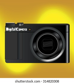 Digital camera black art design
