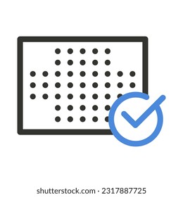 Digital camera cmos ccd image sensor icon. Camera sensor correction vector illustration