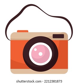 digital camera design over white