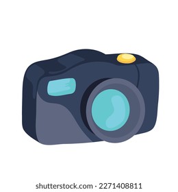 digital camera design over white
