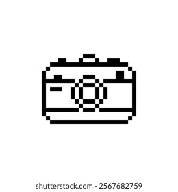 digital camera design pixel art