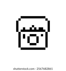 digital camera design pixel art