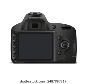 Digital camera display. Vector illustration