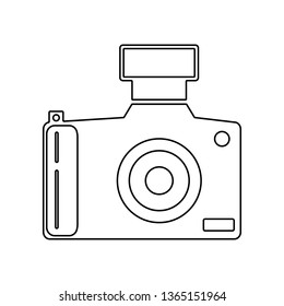 digital camera icon. Element of Equipment photography for mobile concept and web apps icon. Outline, thin line icon for website design and development, app development