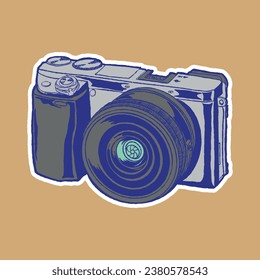 Digital camera icon grey color