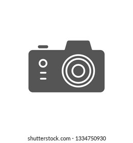Digital camera icon isolated on white background. Photography symbol modern, simple, vector, icon for website design, mobile app, ui. Vector Illustration