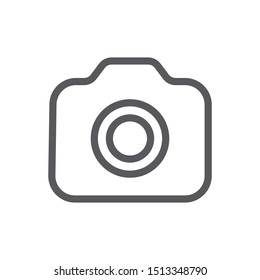Digital camera icon isolated on white background. Camera symbol modern, simple, vector, icon for website design, mobile app, ui. Vector Illustration
