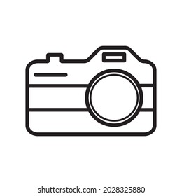 digital camera icon vector design template