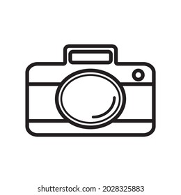 digital camera icon vector design template