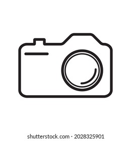 digital camera icon vector design template