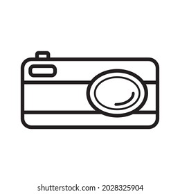 digital camera icon vector design template