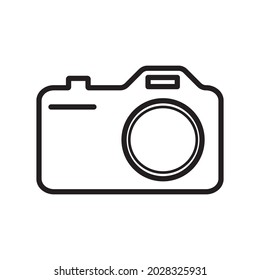 digital camera icon vector design template