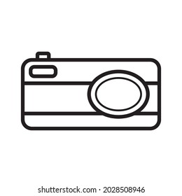 Digital camera icon vector design template
