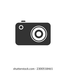 Digital Camera Icon Vector Design.