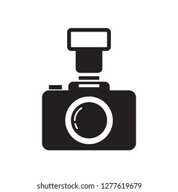 Digital camera icon vector illustration.