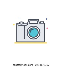 digital camera icon vector illustration.