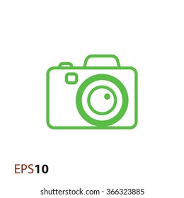 Digital camera icon for web and mobile