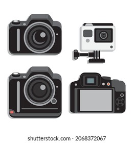 Digital camera illustrate technology photography