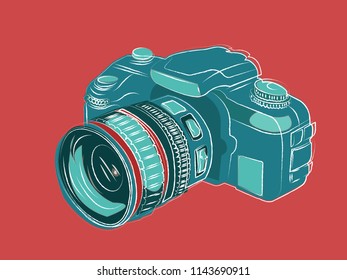 
digital camera illustration