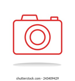 Digital Camera Images Media Photo Album Vector Concept