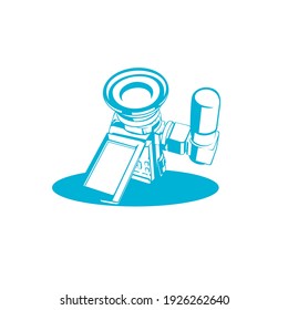 Digital Camera Logo Design Vector