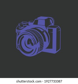 Digital Camera Logo Design Vector