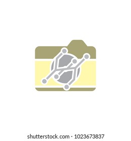 Digital Camera Logo Icon Design