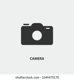 digital camera photography vector icon flat isolated sign