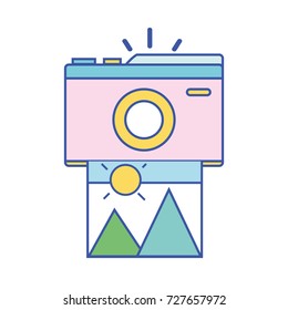 digital camera with picture art image