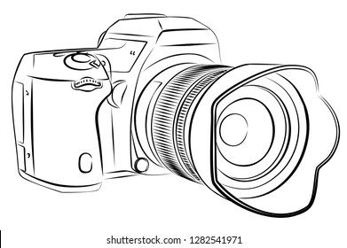 Digital Camera Sketch.