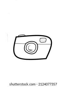 digital camera vector design logo