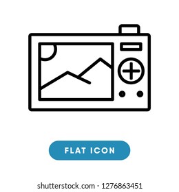 Digital camera vector icon