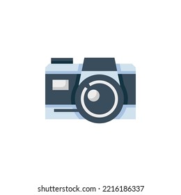 digital camera vector icon. computer component icon flat style. perfect use for logo, presentation, website, and more. simple modern icon design flat style