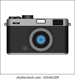 digital cameras . Vector illustration on white background