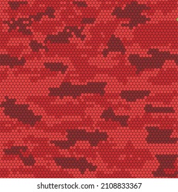 Camo digital hecho por honeycomb