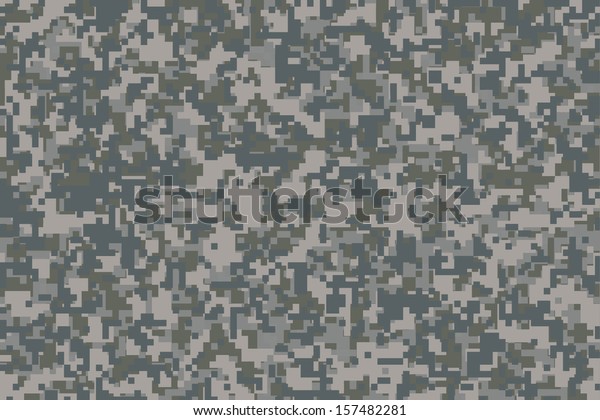 Digital Camouflage Background Stock Vector (Royalty Free) 157482281 ...