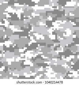 Digital camouflage background. Seamless pattern vector.