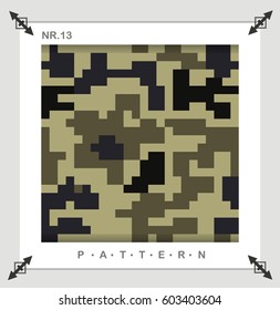 Digital camouflage pattern