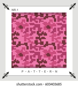 Digital camouflage pattern