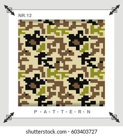 Digital camouflage pattern