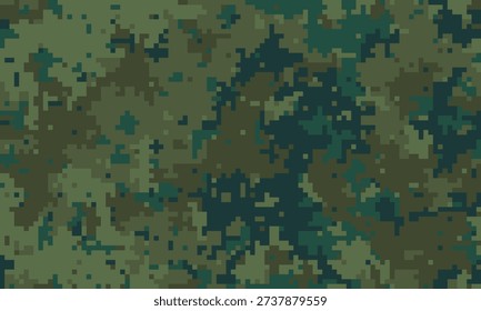 Digital camouflage pattern texture.  Perfect for military, tactical, or outdoor designs.  Subtle yet impactful, this image evokes themes of concealment and strategy.