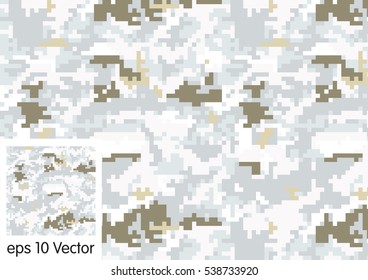 Digital Camouflage pattern vector