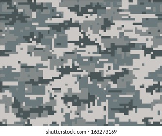Digital camouflage seamless pattern