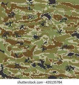 digital camouflage seamless patterns